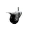 Service Caster 3'' Soft Rubber Wheel Swivel 7/16'' Stem Caster with Total Lock Brake SCC-GRTTL20S314-SRS-716138 - alternate 1